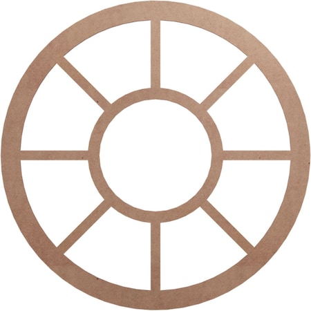 Ekena Millwork Grace Wood Fretwork Pierced Ceiling Medallion, Wood (Paint Grade), 36"OD x 13 1/8"ID x 3/8"T CMWP36X0375GRMF